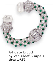 art deco bracelet by Van Cleef & Arpels circa 1925