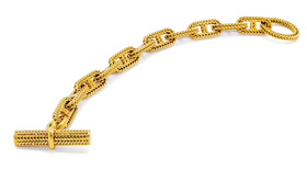 Herm&egrave;s gold bracelet