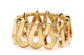 Chaumet 18-karat gold bracelet, circa 1950